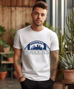 Official love City Dallas Football Skyline T Shirt