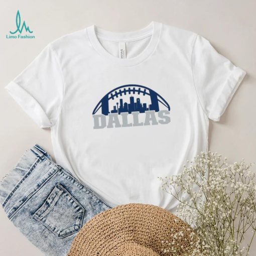 Official love City Dallas Football Skyline T Shirt