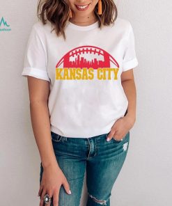 Official love Kansas City Football Skyline T Shirt