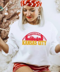 Official love Kansas City Football Skyline T Shirt