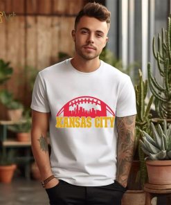 Official love Kansas City Football Skyline T Shirt