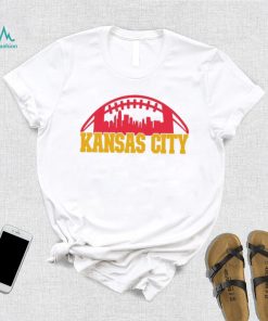 Official love Kansas City Football Skyline T Shirt