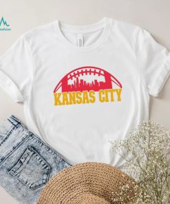 Official love Kansas City Football Skyline T Shirt