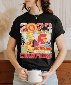 Official mascot 2023 USC Trojans Holiday Bowl Champions T Shirt