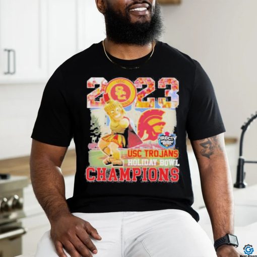 Official mascot 2023 USC Trojans Holiday Bowl Champions T Shirt