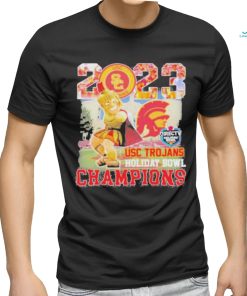 Official mascot 2023 USC Trojans Holiday Bowl Champions T Shirt