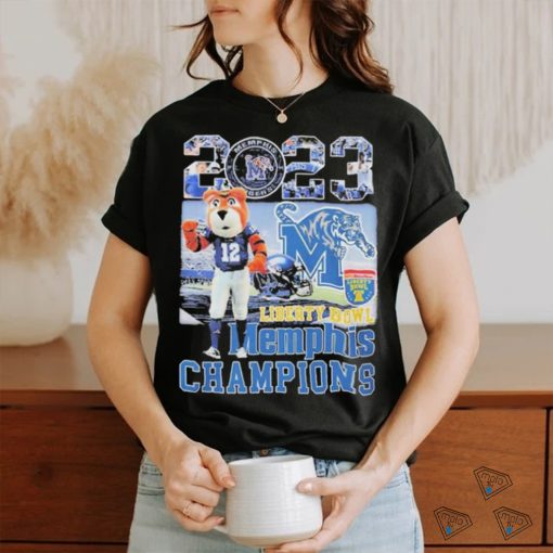 Official memphis Tigers 2023 Liberty Bowl Champions T Shirt