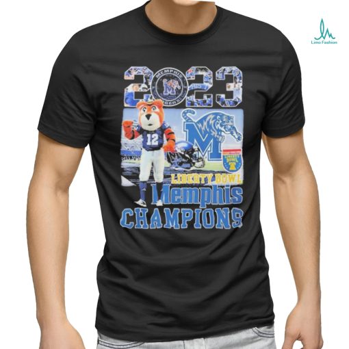 Official memphis Tigers 2023 Liberty Bowl Champions T Shirt