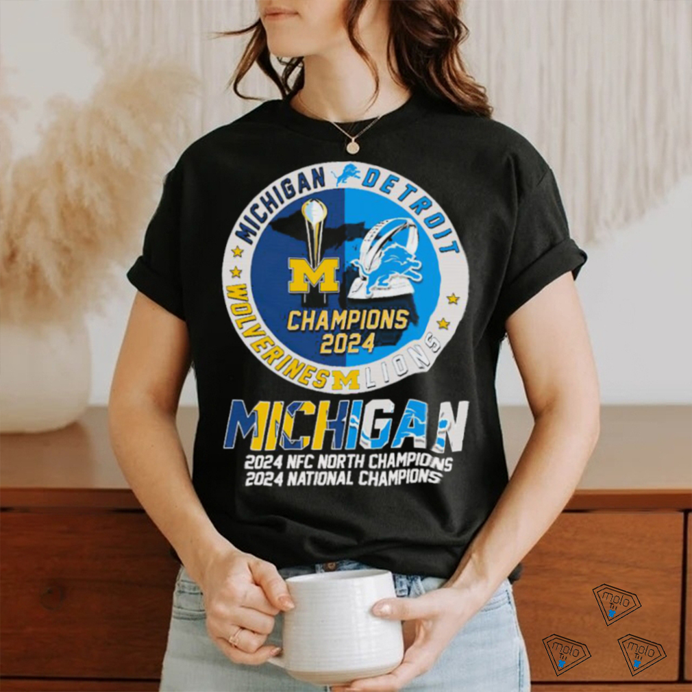 Official michigan 2024 CFP National Champions And Detroit Lions 2023 Nfc North Champions Shirt Official michigan 2024 CFP National Champions And Detroit Lions 2023 Nfc North Champions Shirt