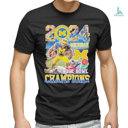 Official michigan Beat Alabama 2024 Rose Bowl Champions Shirt