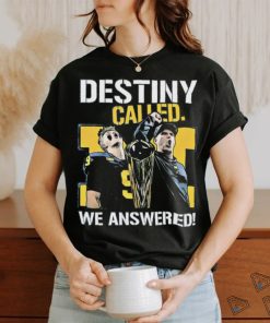 Official michigan Jj Mccarthy And Harbaugh Destiny Called. We Answered Shirt