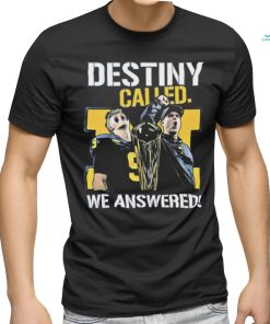 Official michigan Jj Mccarthy And Harbaugh Destiny Called. We Answered Shirt
