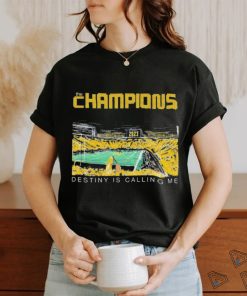 Official michigan Wolverines 2023 The National Champions Destiny Is Calling Me Shirt