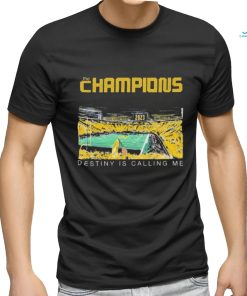 Official michigan Wolverines 2023 The National Champions Destiny Is Calling Me Shirt