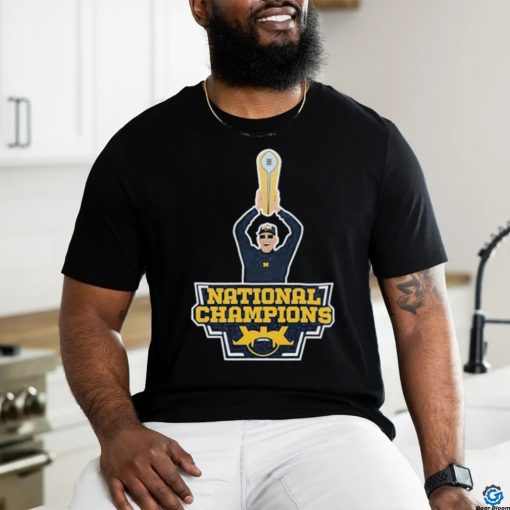 Official michigan Wolverines Coach Harbaugh National Champions Shirt