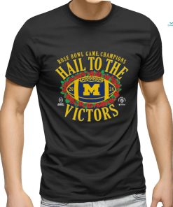 Official michigan Wolverines College Football Playoff 2024 Rose Bowl Champions shirt