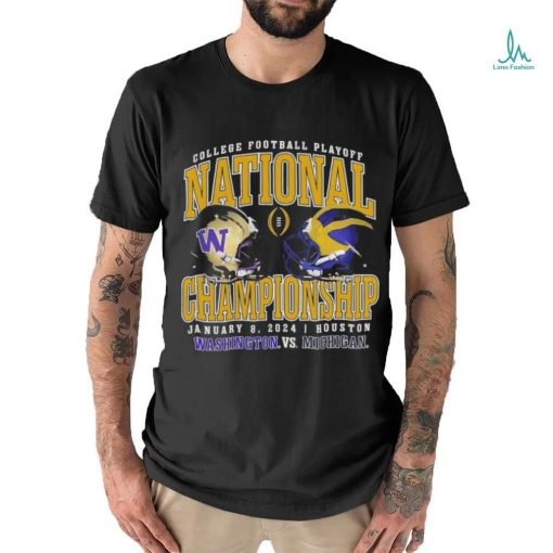 Official michigan Wolverines Vs Washington Huskies College Football Playoff 2024 Championship T Shirt