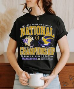 Official michigan Wolverines Vs Washington Huskies College Football Playoff 2024 Championship T Shirt