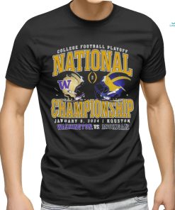 Official michigan Wolverines Vs Washington Huskies College Football Playoff 2024 Championship T Shirt