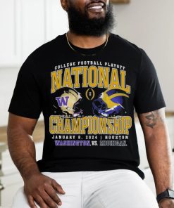 Official michigan Wolverines Vs Washington Huskies College Football Playoff 2024 Championship T Shirt