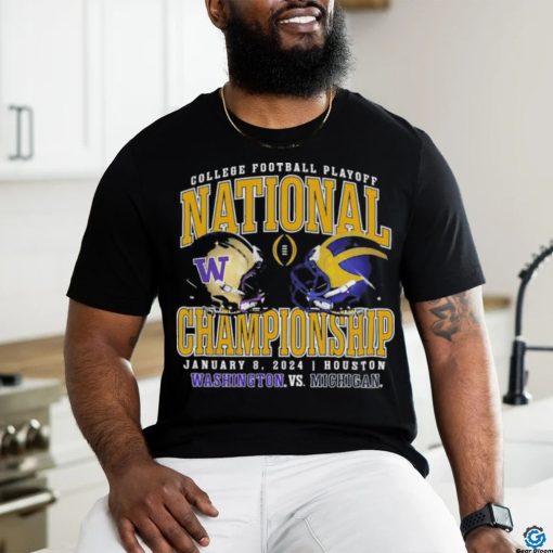 Official michigan Wolverines Vs Washington Huskies College Football Playoff 2024 Championship T Shirt