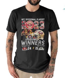 Official nFC Divisional Winners SF 49ers 24 21 Packers Shirt