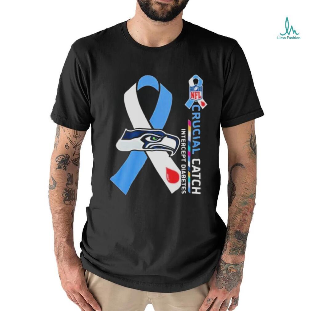 Official nFL Seattle Seahawks crucial catch intercept diabetes 2024 Shirt Official nFL Seattle Seahawks crucial catch intercept diabetes 2024 Shirt