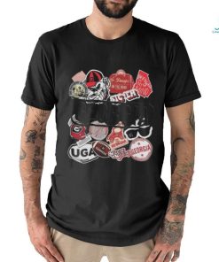 Official new World Graphics Men’S Georgia Bulldogs Stuck On The Dawgs Shirt