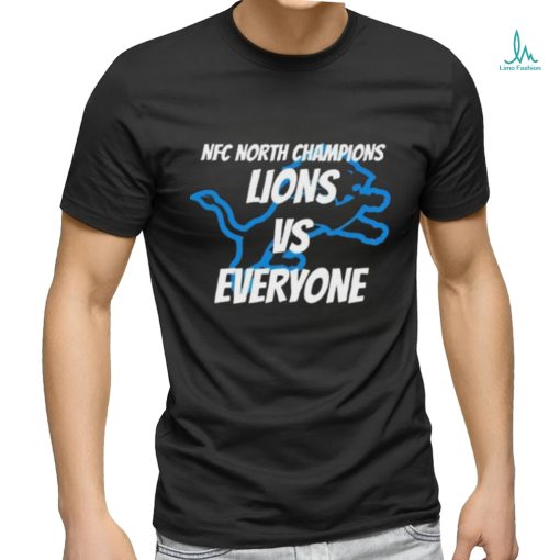Official nfc north champs detroit lions vs everyone new shirt