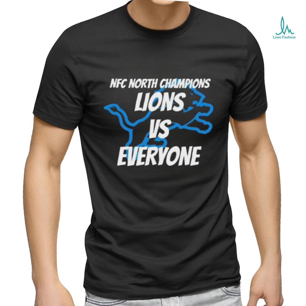 Official nfc north champs detroit lions vs everyone new shirt Official nfc north champs detroit lions vs everyone new shirt