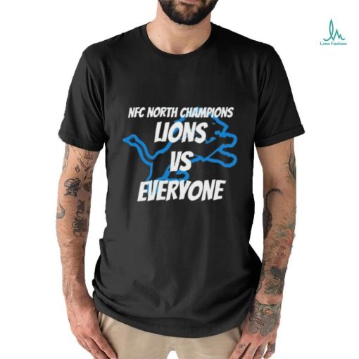 Official nfc north champs detroit lions vs everyone new shirt