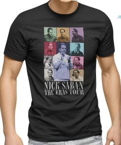Official nick saban the eras tour shirt