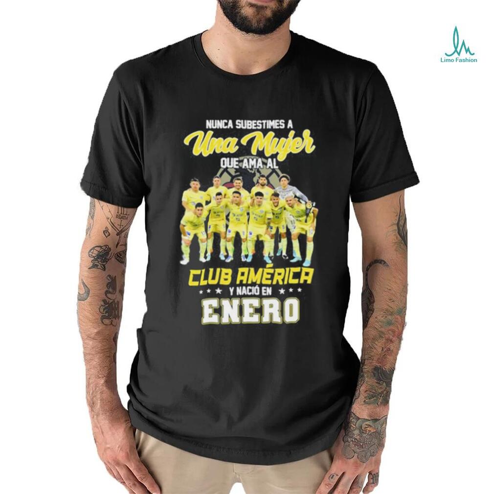 Official nunca subestimes a una mujer que ama al club America y bacio en wnwro shirt Official nunca subestimes a una mujer que ama al club America y bacio en wnwro shirt