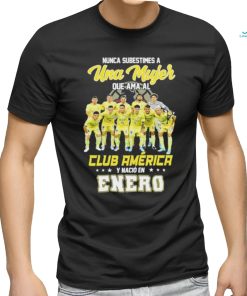 Official nunca subestimes a una mujer que ama al club America y bacio en wnwro shirt