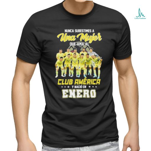 Official nunca subestimes a una mujer que ama al club America y bacio en wnwro shirt