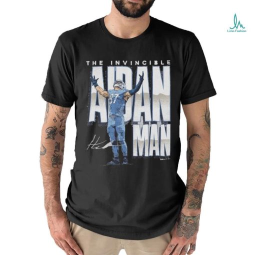 Official official Aidan Hutchinson Detroit Lions The Invincible Aidan Man Shirt