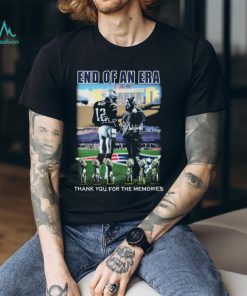 Official official End Of Era Tom Brady And Bill Belichick Thank You For The Memories Signature Shirt