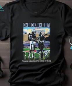 Official official End Of Era Tom Brady And Bill Belichick Thank You For The Memories Signature Shirt