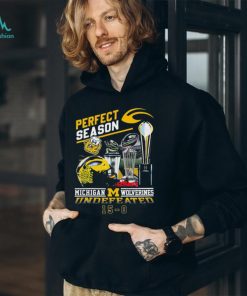 Official official Perfect Season Michigan Wolverines Undefeated 15 0 Shirt