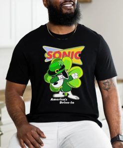 Official official Snoopy Dabbing Sonic Drive In logo St Patrick’s Day 2024 shirt