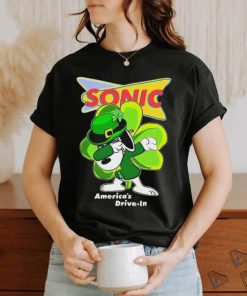 Official official Snoopy Dabbing Sonic Drive In logo St Patrick’s Day 2024 shirt