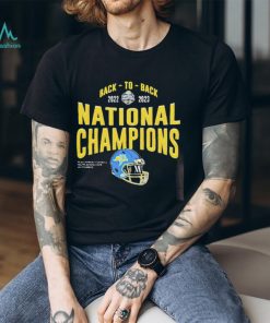 Official official South Dakota State Jackrabbits 2023 National Champions Helmet Back To Back Shirt