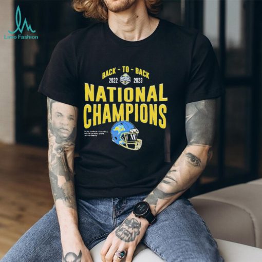 Official official South Dakota State Jackrabbits 2023 National Champions Helmet Back To Back Shirt