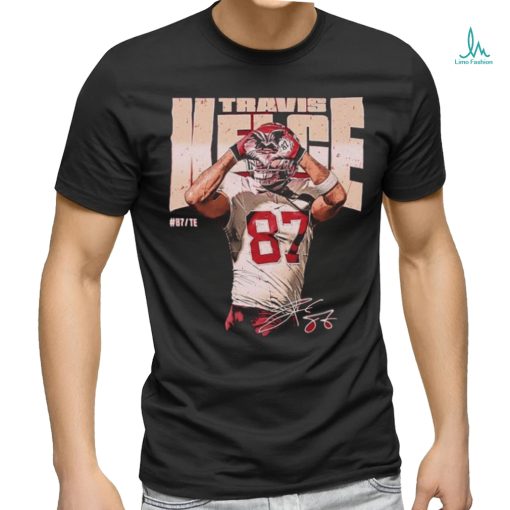 Official official Travis Kelce Kansas City Chiefs Heart Signature Shirt