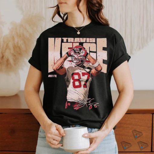 Official official Travis Kelce Kansas City Chiefs Heart Signature Shirt