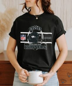 Official philadelphia Eagles Wild Card Champions Season 2023 2024 NFL Divisional Helmet Winners T shirt
