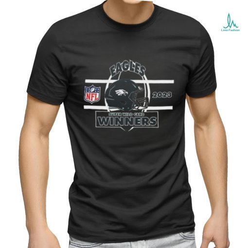 Official philadelphia Eagles Wild Card Champions Season 2023 2024 NFL Divisional Helmet Winners T shirt
