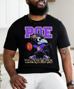 Official poe Mascot Play Football Baltimore Ravens Shirt