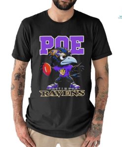 Official poe Mascot Play Football Baltimore Ravens Shirt