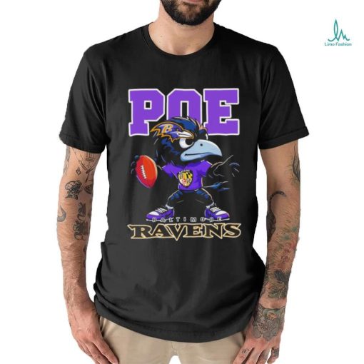 Official poe Mascot Play Football Baltimore Ravens Shirt